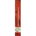 Räucherstäbchenhalter Spirale aus rotem Holz 