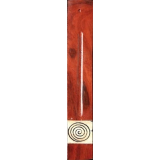 Räucherstäbchenhalter Spirale aus rotem Holz 