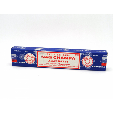 1 Schachtel mit 15g Nag Champa Neu Indische Räucherstäbchen Sai Baba 